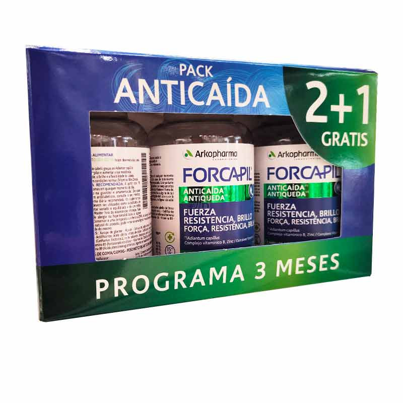 Arkopharma Pack Forcapil Anticaida 2+1 meses