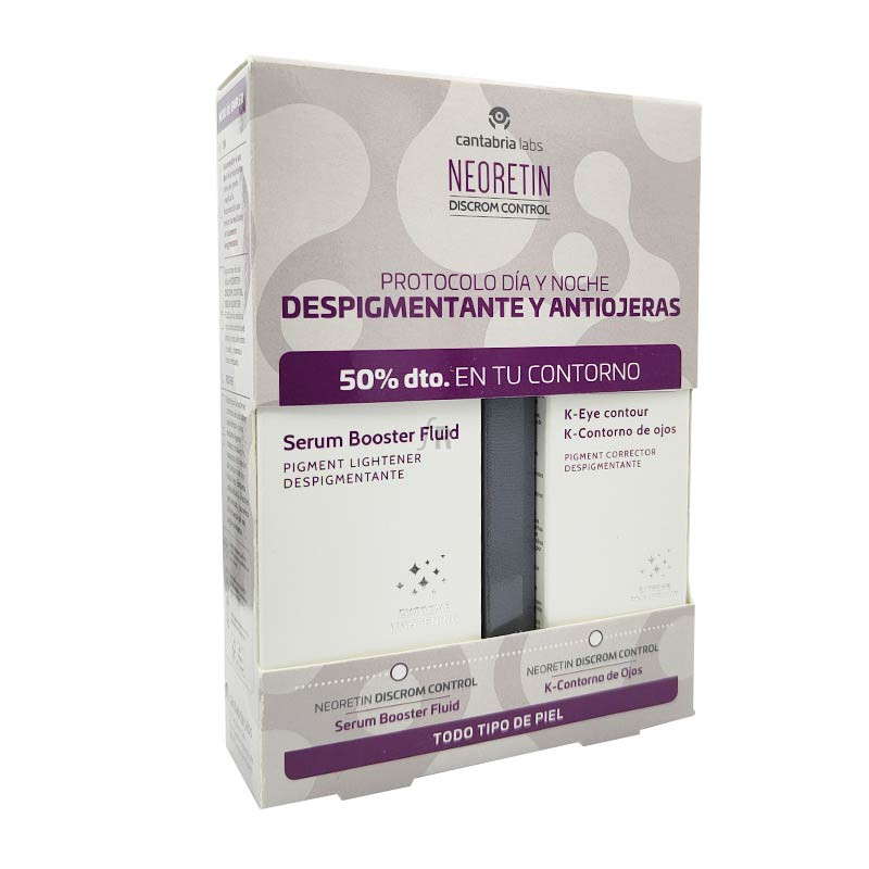 Pack Neoretin Discrom Control Serum Booster + Contorno de Ojos DC K