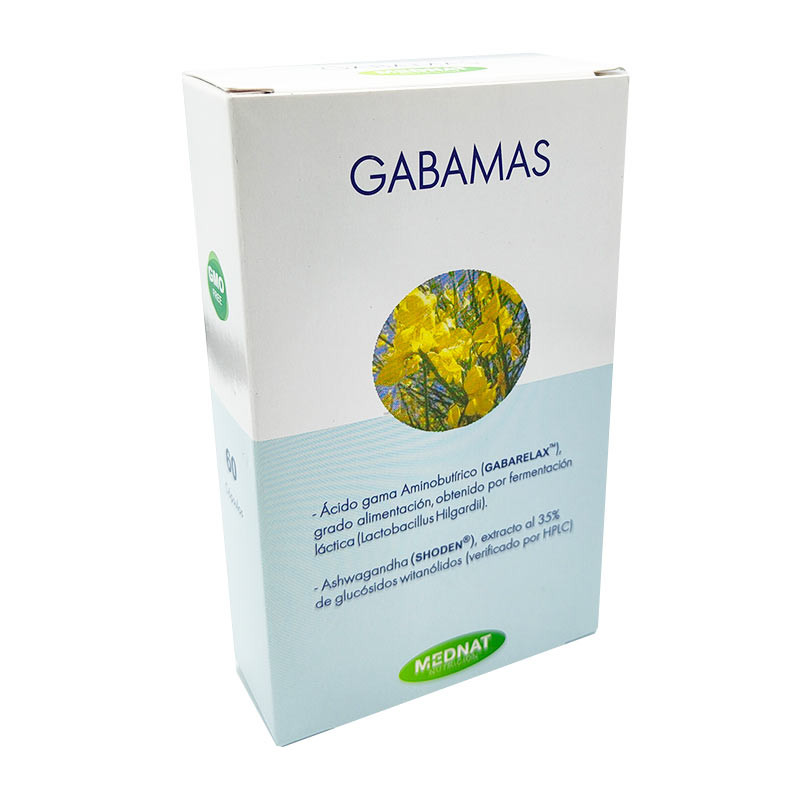 Gabamas 60 Cápsulas Mednat