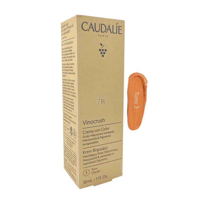 Caudalie Crema Vinocrush con color Nº3 30Ml