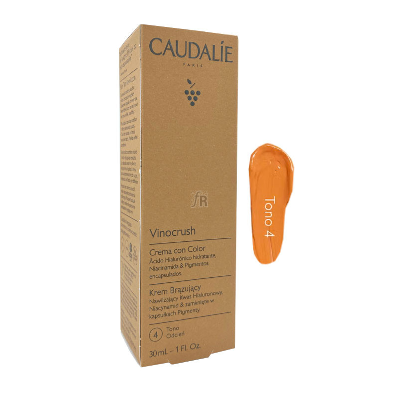 Caudalie Crema Vinocrush con color Nº4 30Ml