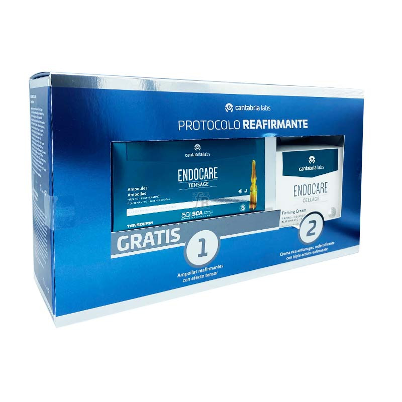 Endocare Protocolo Reafirmante Cellage Crema+Tensage 3Ampollas