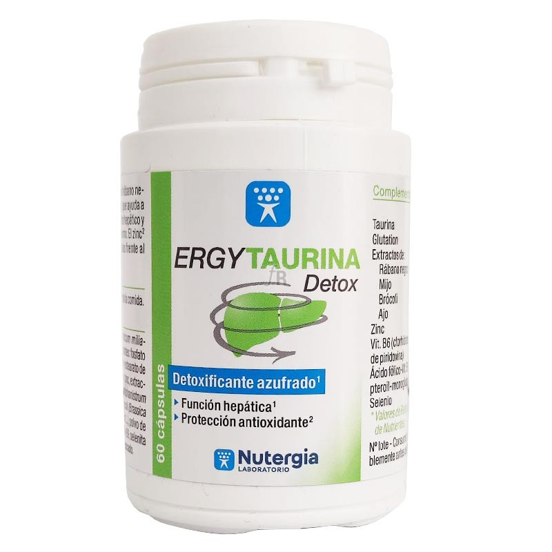 Nutergia Ergytaurina Detox 60 Cápsulas