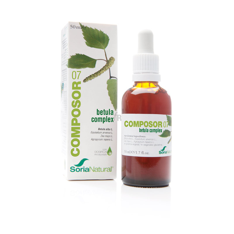 Soria Natural Composor 7 Betula Complex Gotas 50 ml. - Farmacia Ribera 