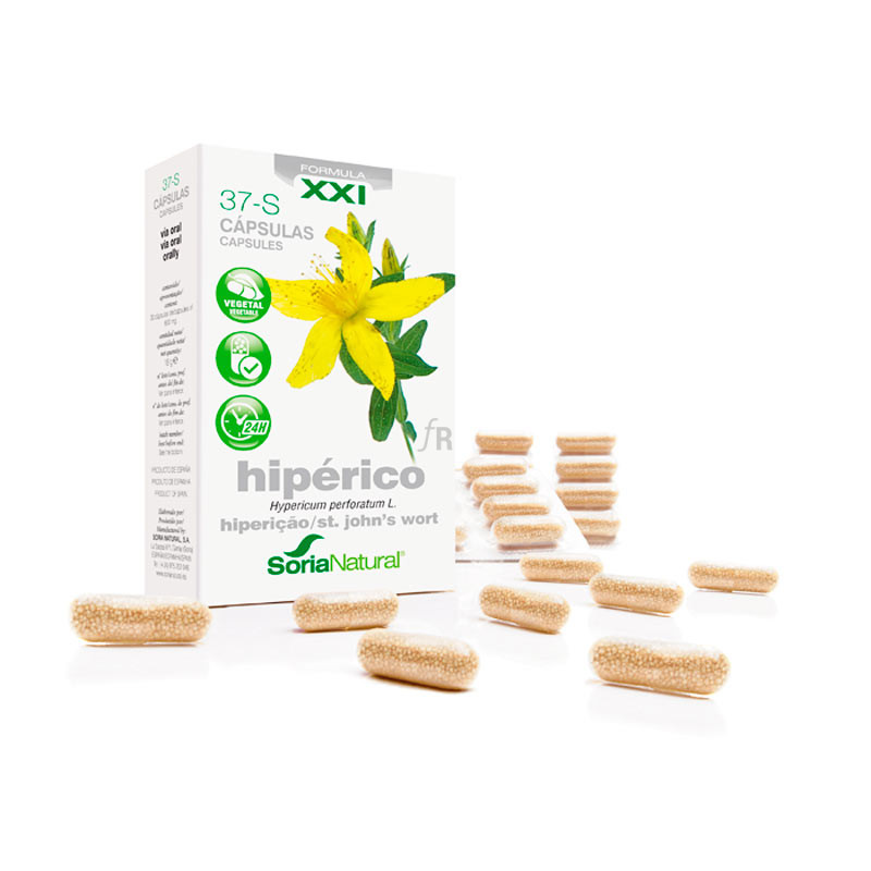 Soria Natural Hiperico 37 -S XXL 30 Cápsulas - Farmacia Ribera