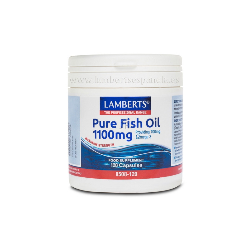 Aceite Pescado Puro 1100Mg 120 Capsulas Lamberts