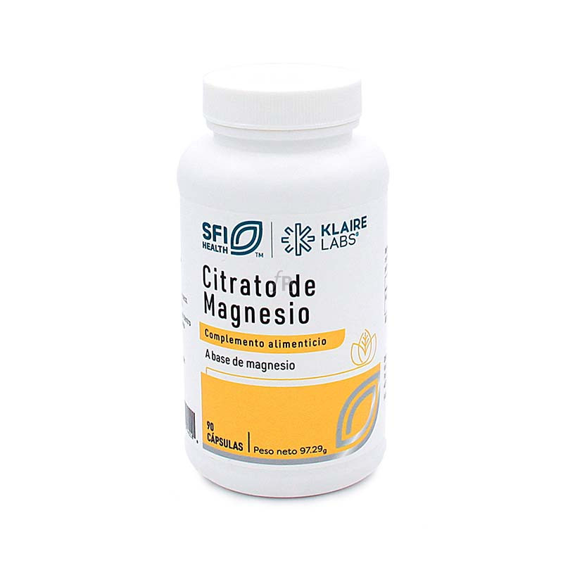 Klaire Magnesio Citrato 90 cápsulas