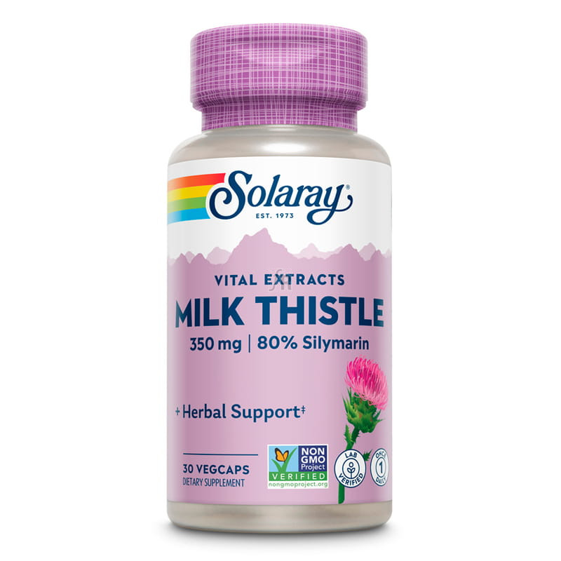 Solaray Cardo Mariano ( Milk Thistle) 30 Cápsulas