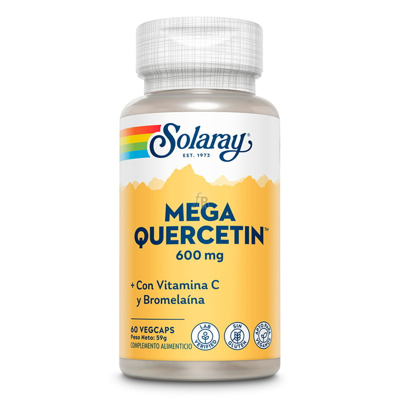 Solaray Mega Quercetin 600Mg 60 Cápsulas