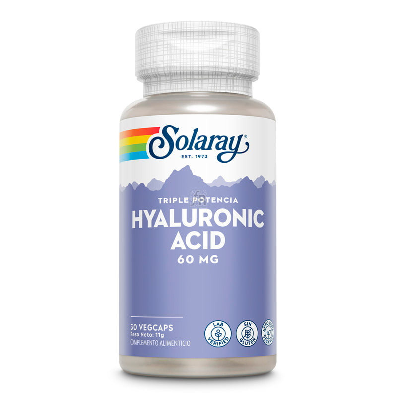 Solaray Hyaluronic Acid 60 mg 30 cáps. vegetal.