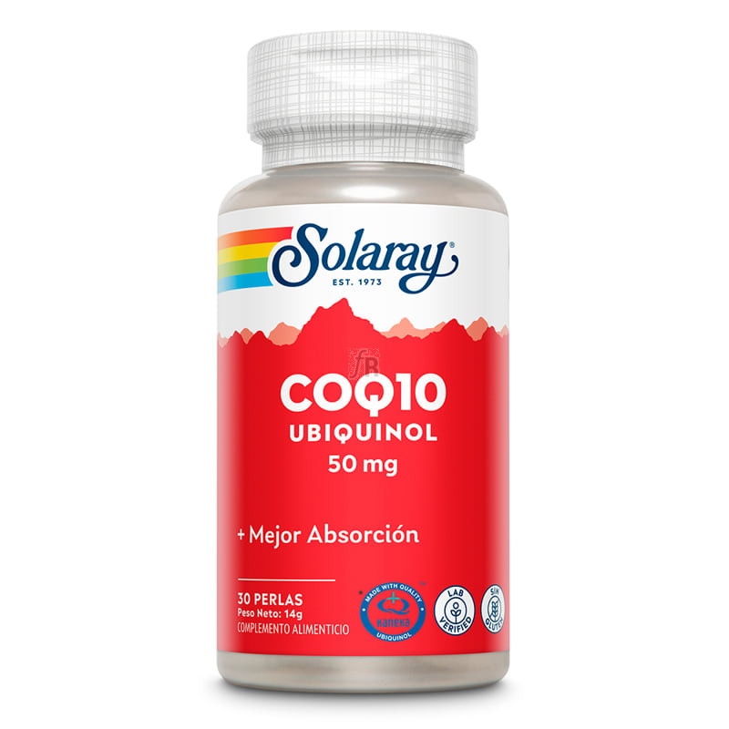 Solaray Ubiquinol Coq-10 50Mg 30 Perlas 