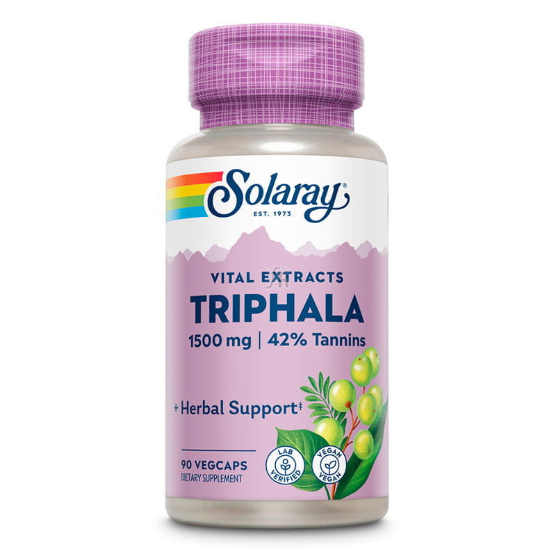 Solaray Triphala 90 Cápsulas 