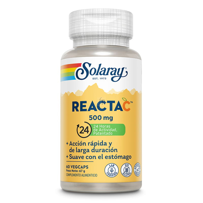 Solaray Reacta-C 500 Mg 60 Cápsulas
