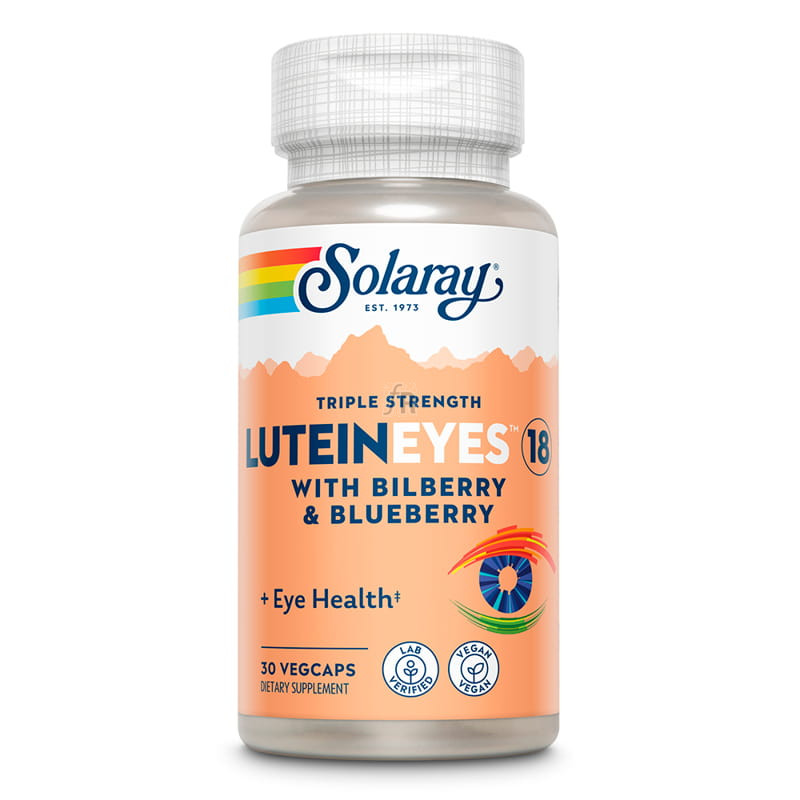 Solaray Lutein Eyes 18 Mg 30 Cápsulas