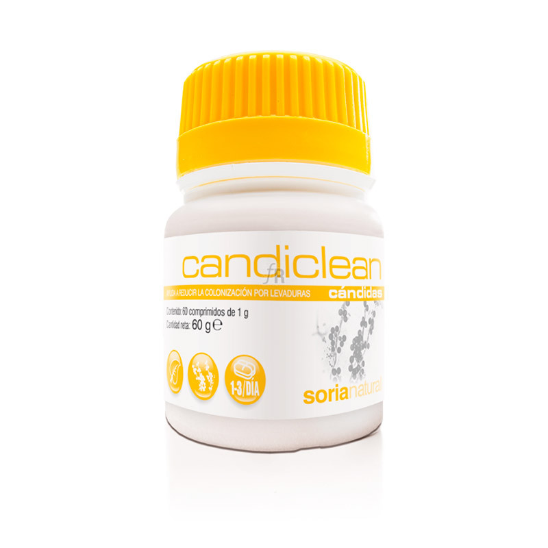 Soria Natural Candiclean Candidas 60 Comp. - Farmacia Ribera