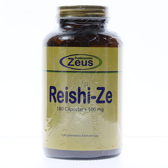 Hongo Reishi 180 Cápsulas 500Mg. Zeus
