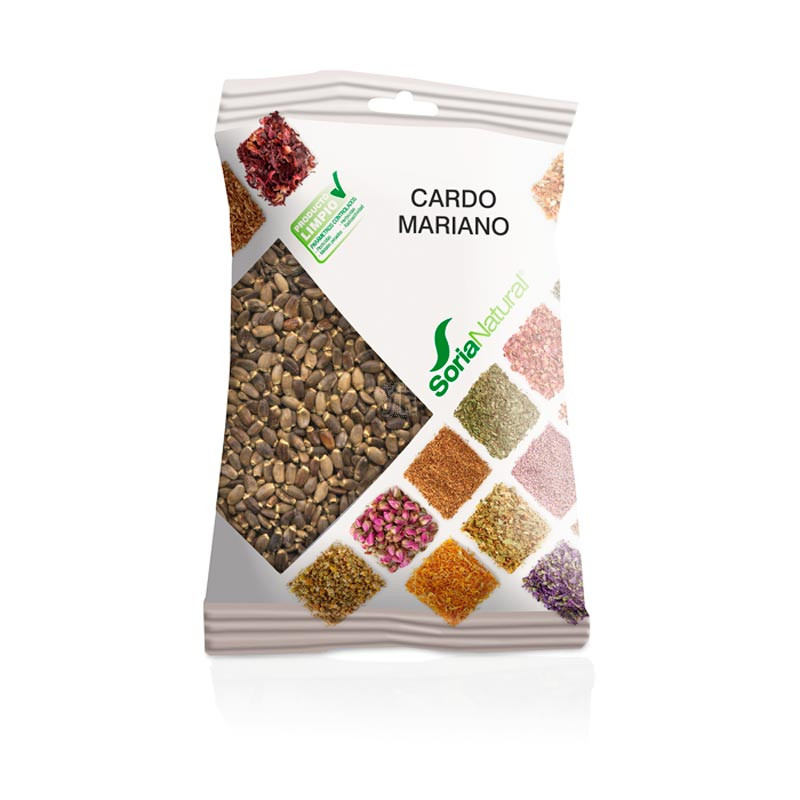 Soria Natural Cardo Mariano Semillas Bolsa 75 Gr. - Farmacia Ribera