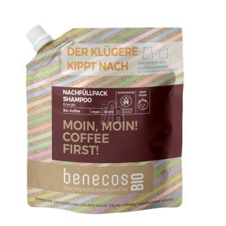 Benecos Champu Energizante Cafe Recarga 500 Ml Bio Vegano