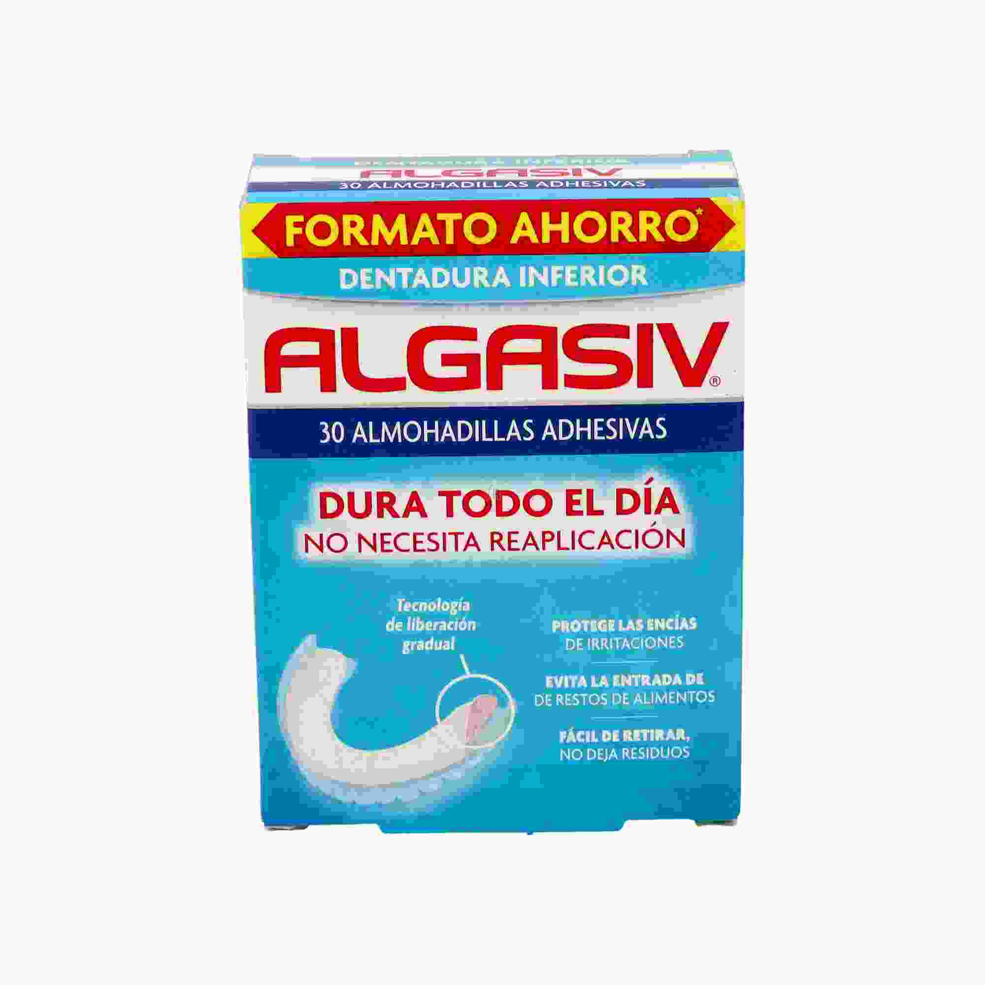 Almohadilla Inferior Adhesiva Algasiv 30 Und.