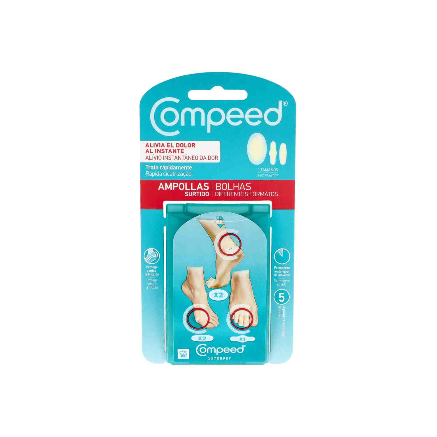 Compeed Ampollas Surtido 3 Tamaños 5Unid.