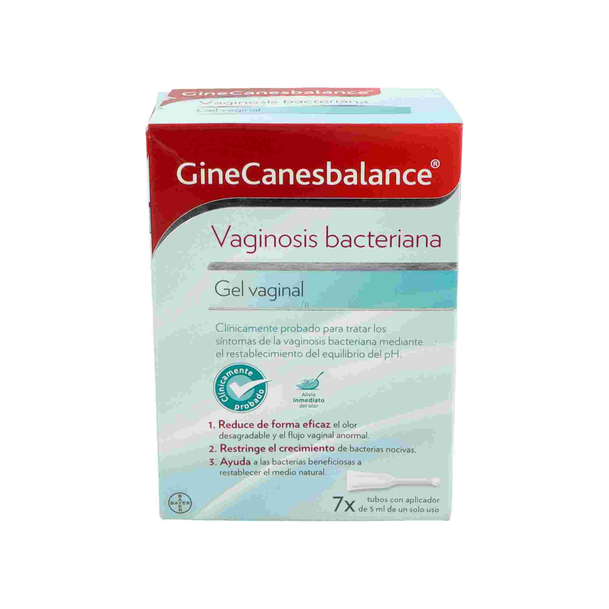 Bayer Ginecanesbalance Gel Vaginal 7 Tubos 5 Ml