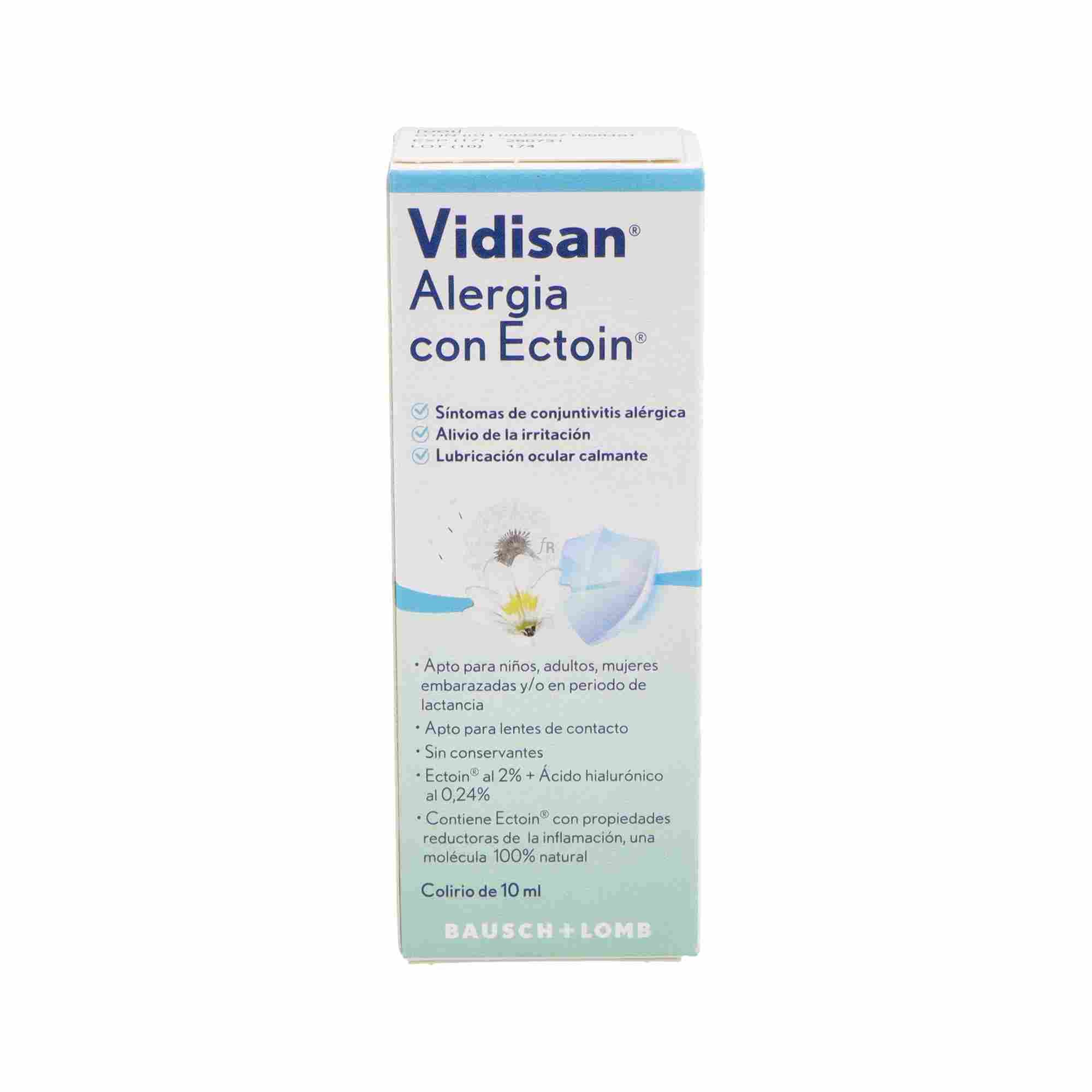 Vidisan Alergia Con Ectoin Colirio Multidosis 10 Ml