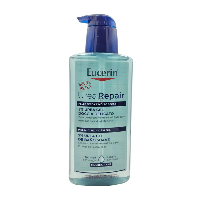 Eucerin Urearepair Plus 5% Urea Gel De Baño 1 Envase 400 Ml