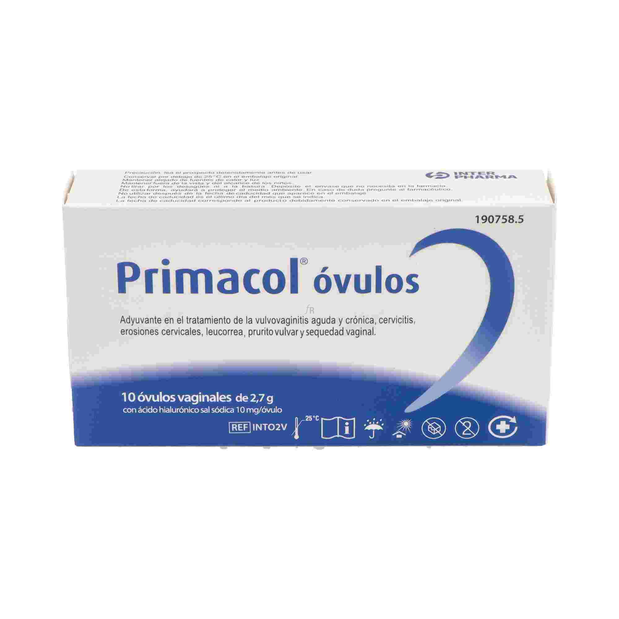 Primacol Ovulos 10 Unidades