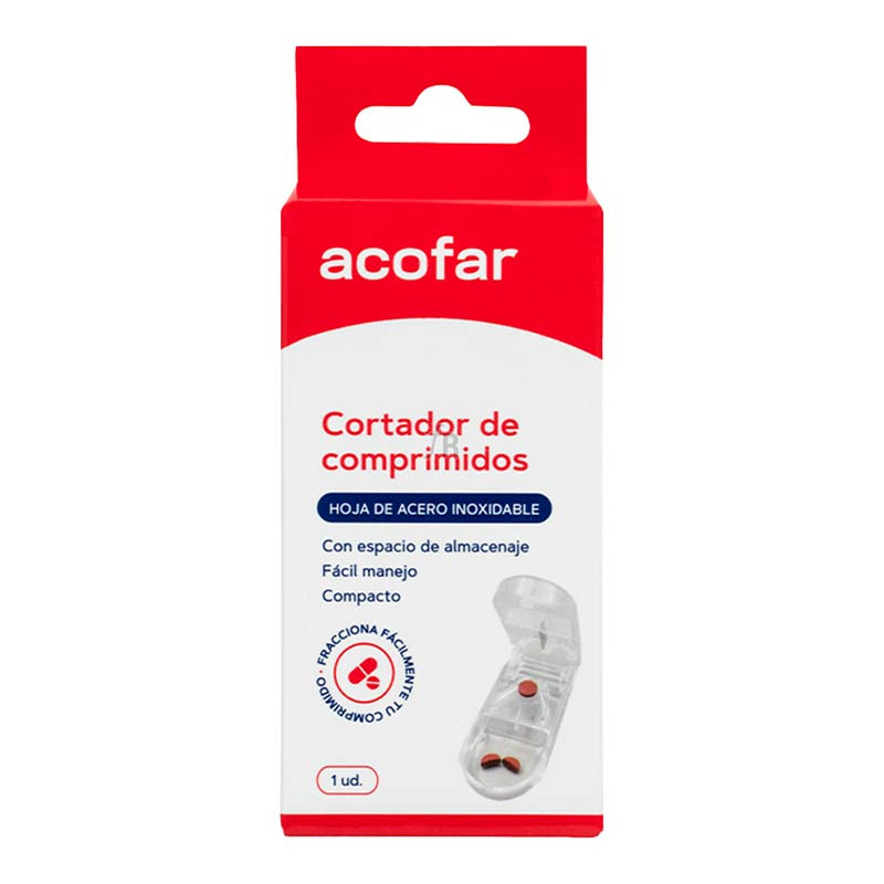 Acofar Pastillero Cortador De Comprimidos 1 Unidad