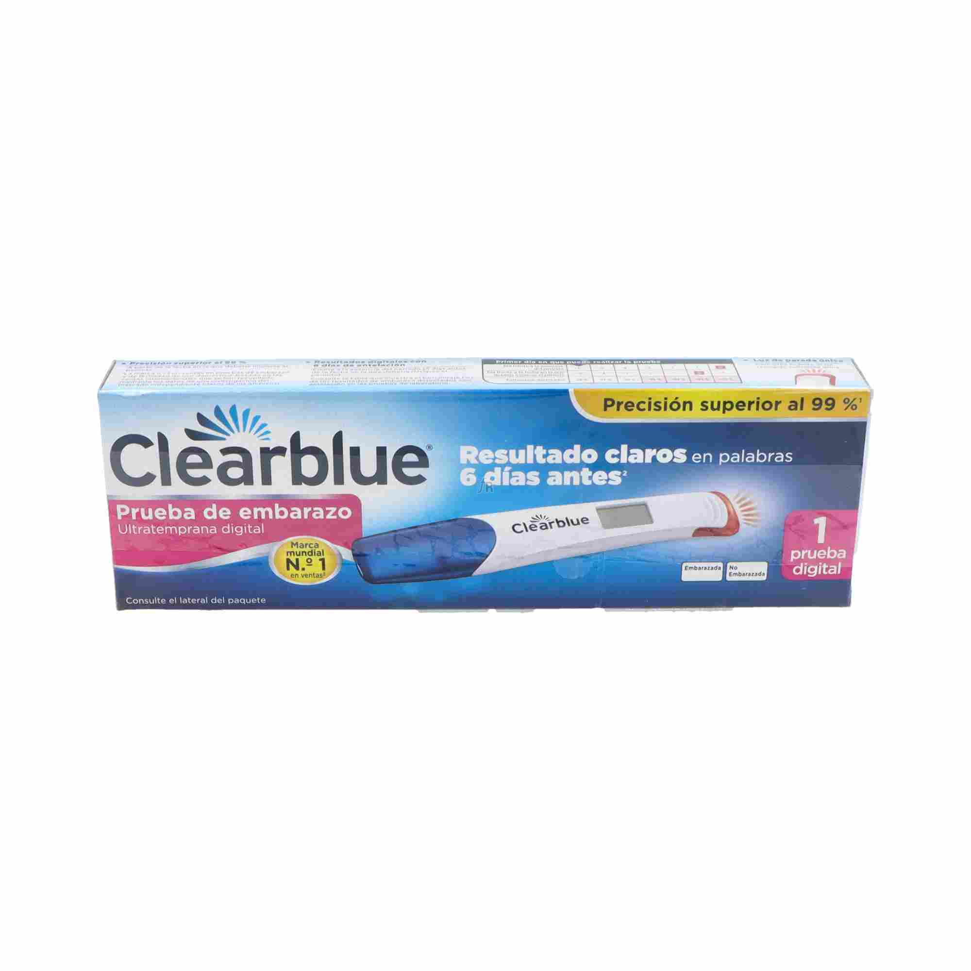 Clear Blue Prueba De Embarazo Ultratemprana Digital 1 Prueba
