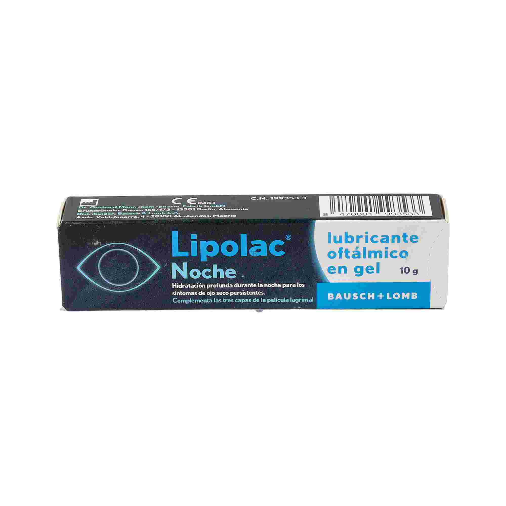 Lipolac Noche 1 Tubo 10 G