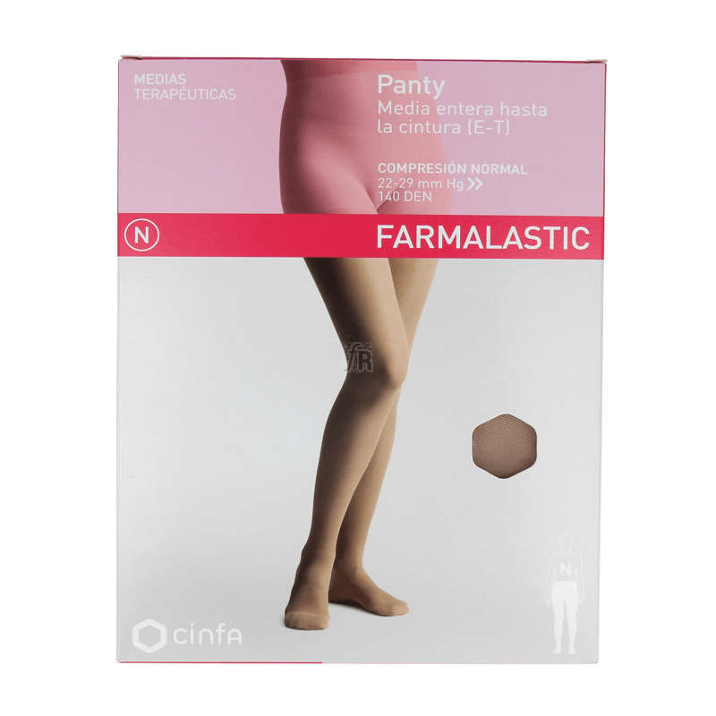 Panty Comp Normal 140 Den Farmalastic Camel T- M