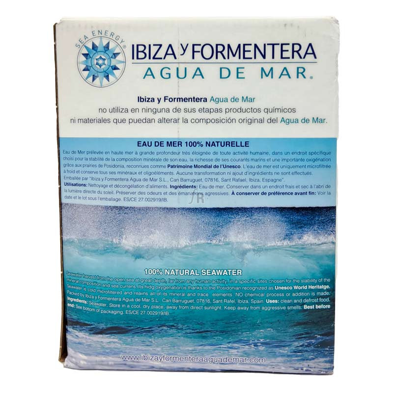 Agua De Mar Ibiza Y Formentera 750ml hipertonica