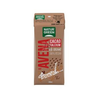 Naturgreen Bebida Vegetal De Avena Con Chocolate Mini 200Ml.