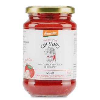 Cal Valls Salsa De Tomate Con Champińones 350 G  Eco