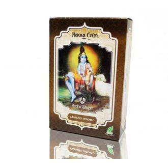 Radhe Shyam Henna Polvo Castańo Intenso 100 G
