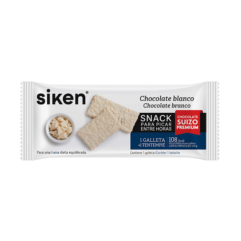 Siken Galleta Chocolate Blanco 25 Gr Siken Galleta Chocolate Blanco 25 Gr