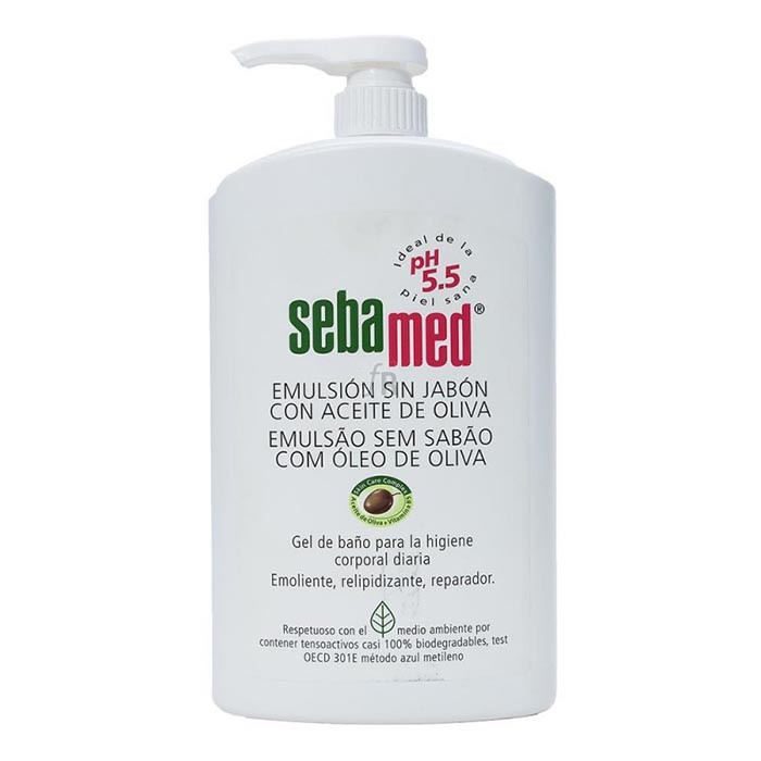 Sebamed Emulsion Sin Jabon Con Aceite De Oliva 2