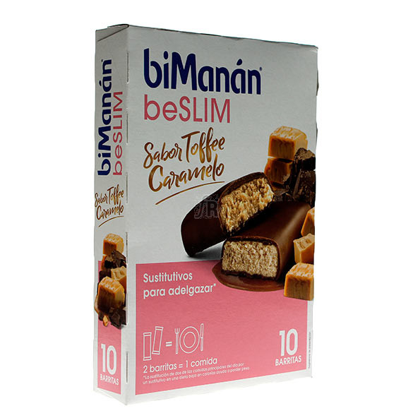 Bimanán Barritas Toffee-Caramelo 10 Barritas