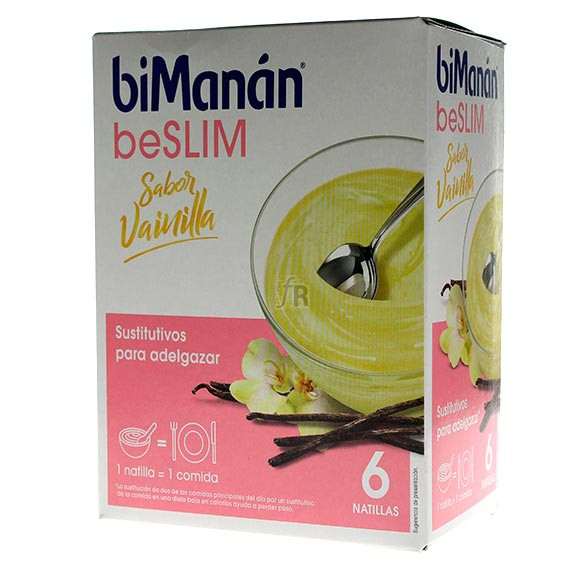 Bimanán beSLIM Sabor Vainilla 6 Natillas