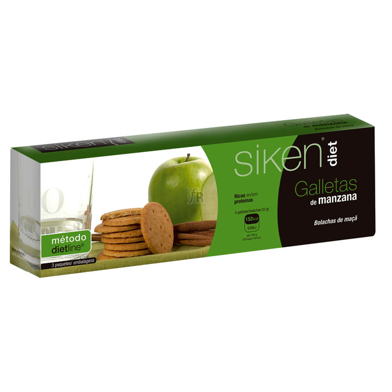 Siken Diet Galletas de Manzana