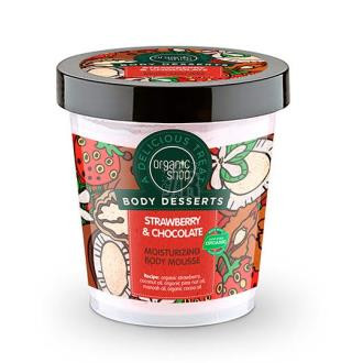 Organic Shop Mousse Corporal Hidratante Fresa Y Chocolate 450Ml