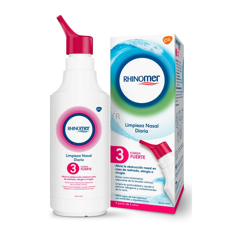 Rhinomer Fuerza 3 Nebulizador 180 Ml