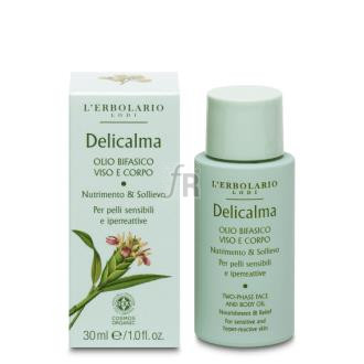 L“Erbolario Delicalma Aceite Bifasico Cara Y Cuerpo 30Ml.
