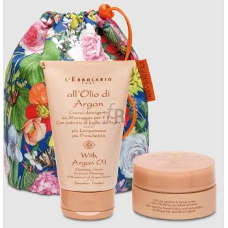L“Erbolario Argan Pack Crema  50Ml Y Detergente 125Ml.