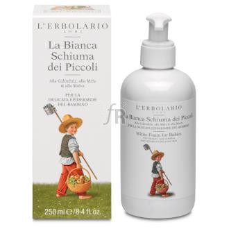 L“Erbolario Gel Espuma Blanca Nińos Cuerpo Cabello 250Ml.