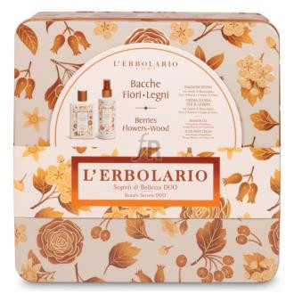L“Erbolario Bayas Flores Duo Gel Bańo+Crema 250+200Ml.