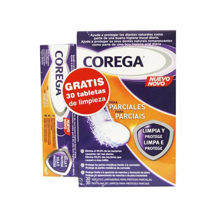 Corega Fijador Parcial Adhesivo Protesis Dental