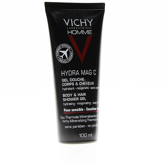 Vichy Homme Gel Ducha Tamaño Viaje 100 Ml.