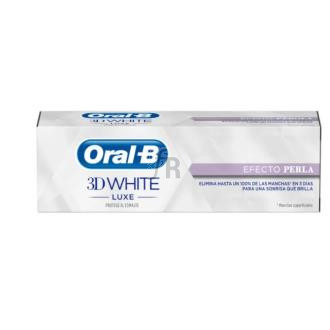 Oral-B Pasta Dental 3D White Luxe Efecto Perla 75Ml.